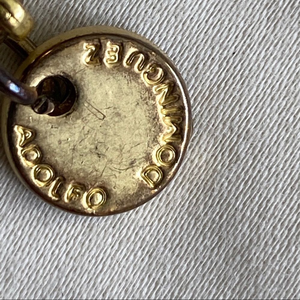 Adolfo Dominguez gold with white stone necklace - Picture 6 of 6